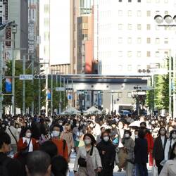 Sea of people everywhere you looked