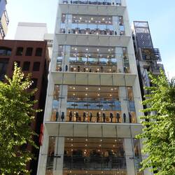 Ginza shopping district