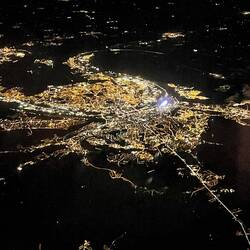 West of Paris at night