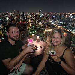 Schöner Abend. Chillige Atmosphäre