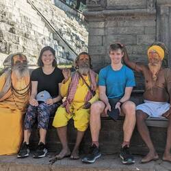 Mit den Sadhus