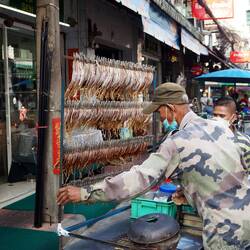 Barbequed cuttlefish, a favorite chewy childhood snack.