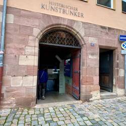 The entrance to the Kunstbunker