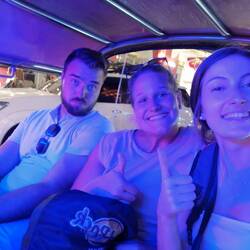 Tuktuk Fahrt zurück