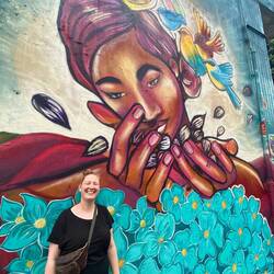 Der var også graffiti i Pueblito Paisa