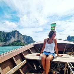 mit dem Longtailboat nach Railay
