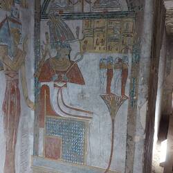 Tausert - Osiris on throne
