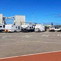 Free camp at the wharf.