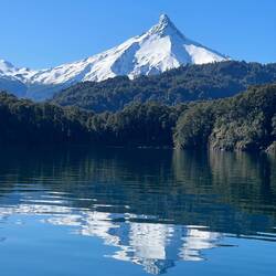 Volcàn Puntiagudo in reflection