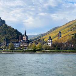Stahleck Castle and Bacharach