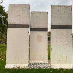 Memorial to a divided and then unified Germany