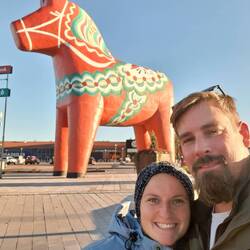 Das größte Dalahorse der Welt