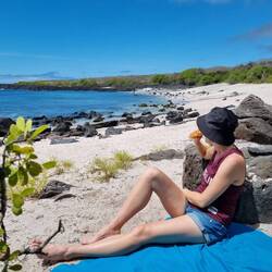 Den Playa Baquerizo haben wir ganz für uns