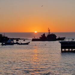 Seltener Anblick, ein Sonnenuntergang 🌅