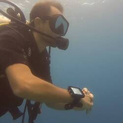 3 Minuten Sicherheitsstopp auf 5 Metern