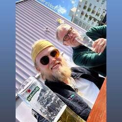 Rooftbar auf unserem Hotel