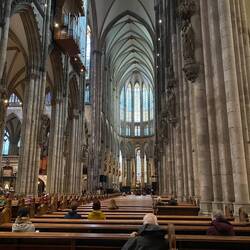Inside the church