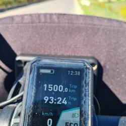 1500 km Fahrrad seit Beginn der Reise