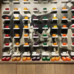 Quite the assortment of cheese on offer