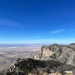 Another view from the top w/the Salt Flats off in the distance.