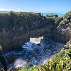 Pancake Rocks im Tasmansee
