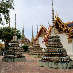 Prangs im Wat Pho