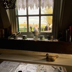View from the only other window - communal everything room