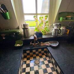 From the kitchen sink