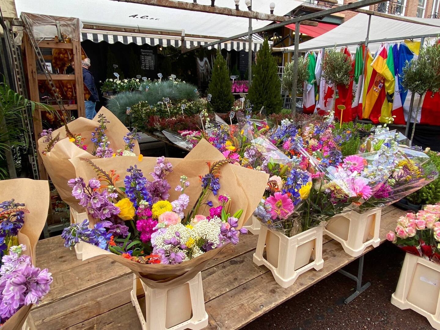 Flower stall