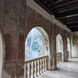 Original frescoes with some restoration