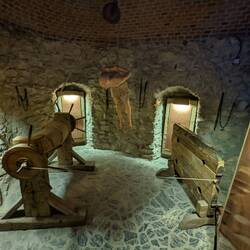 Torture exhibit in the dungeon