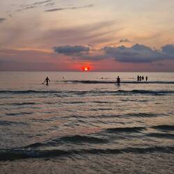 Sonnenuntergang Karon Beach