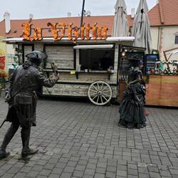 Sculptures inside the fortress