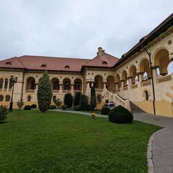 Reunification Cathedral courtyard
