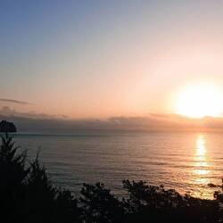 Sonnenaufgang in Foxi Manna