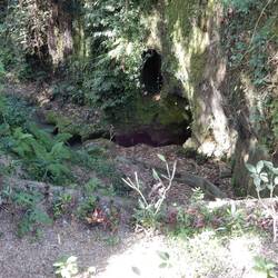 Ravine behind Santra Putra.