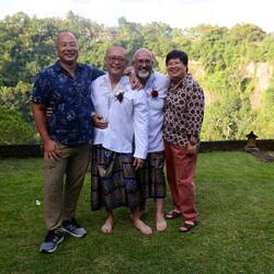 Trixie and I at the wedding.