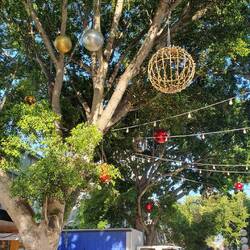 Mal etwas andere Aufgaben für die Jungs, im Hintergrund unser Truck