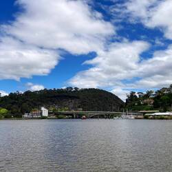 End of the Tamar River looking at the mouth of the Sth Esk River.