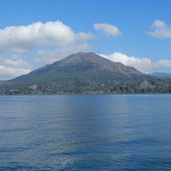 View of Lake Batur from Trunyan.