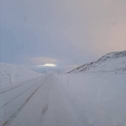 Über 70 km hatten wir diese tollen Straßenverhältnisse...