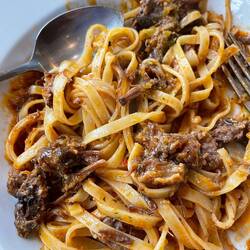 Beef cheek ragu was superb