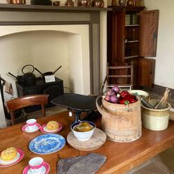 Kitchen in the basement.