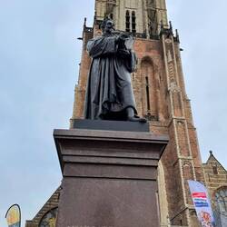 Hugo Grotius was a Dutch humanist, diplomat, lawyer, theologian, jurist, poet & playwright