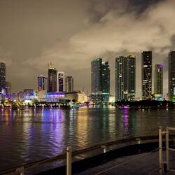 Welcome to Miami, FL ... skyline from our veranda.