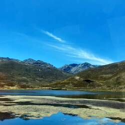 Autofahrt zum Gletscher