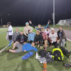 Thanks to the Bluepers for letting me join their frisbee rec league!