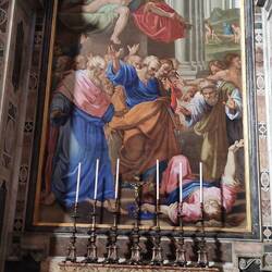 Altarbild der Kapelle des Tempelgangs