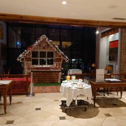 They even have Christmas decorations and a tree