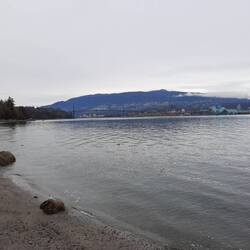 Blick auf die Lions Bridge